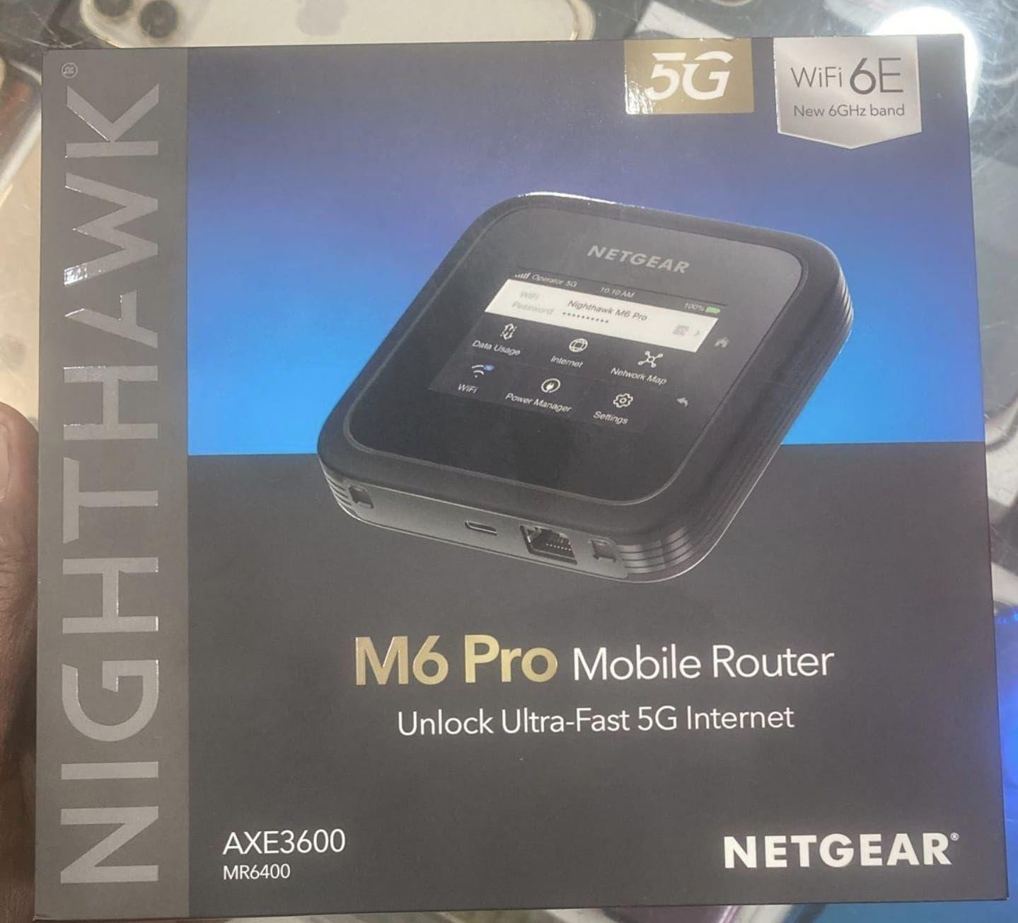 Nighthawk Netgear M6 Pro MR6400 5G WiFi 6E  ..